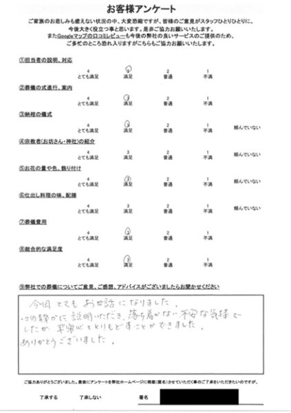 アンケート