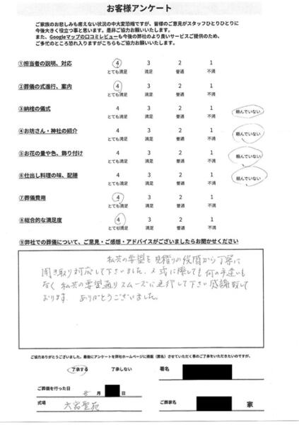 ご感想